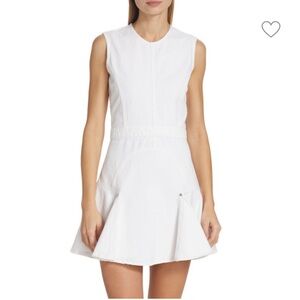 Seven For all Mankind Denim Flounce Mini Dress